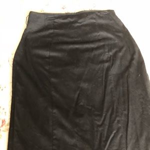 Black pencil skirt